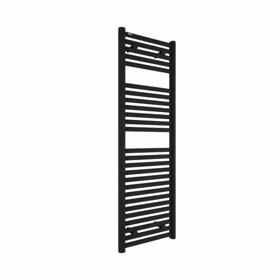 Hugo2 1212 x 400mm Towel Radiator - Matt Black - Tissino