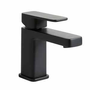 Fife Black Monobloc Basin Mixer Tap inc Wastes - HighLife Bathrooms