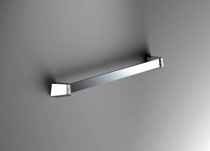 S8 Swarovski - 490mm Towel Rail - Chrome - Origins Living