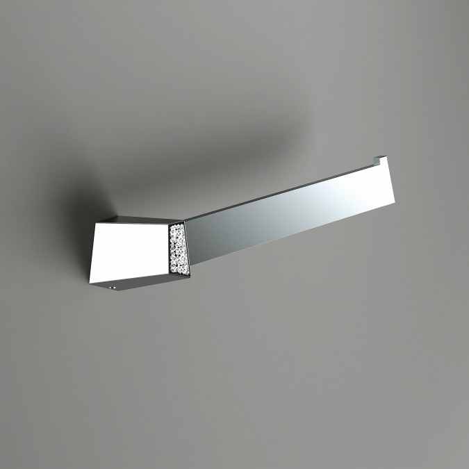 S8 Swarovski - Open Towel Bar - Chrome - Origins Living