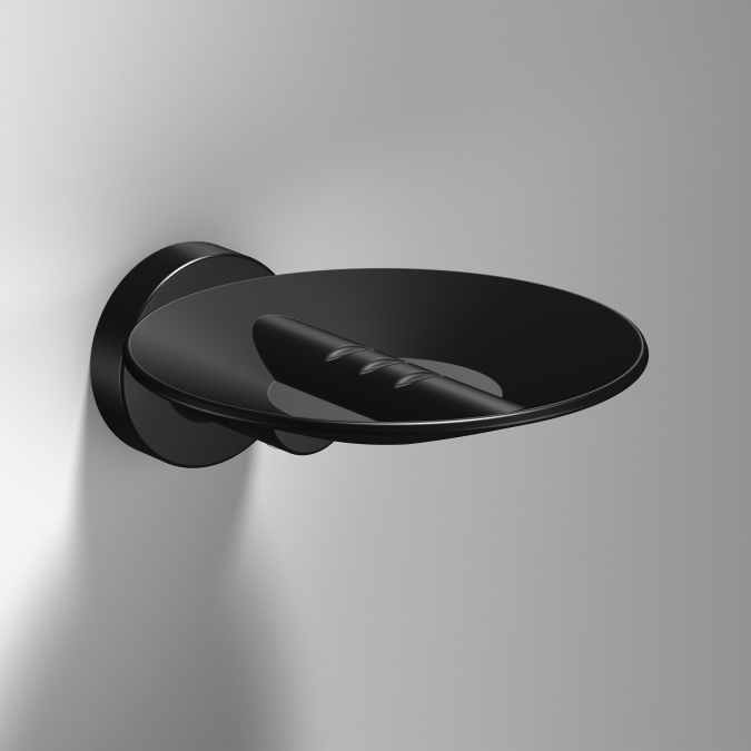 Tecno Project Black Metal Soap DIsh - Origins Living