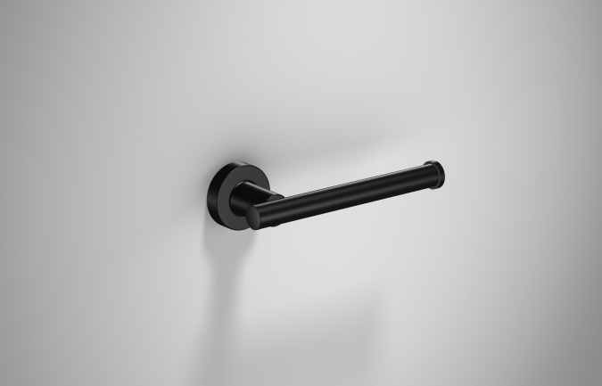 Tecno Project Black Spare/Open Toilet Roll Holder - Origins Living