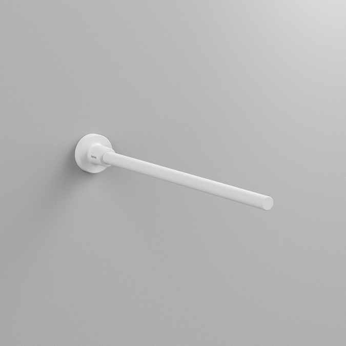 Tecno Project White Fixed Towel Bar - Origins Living