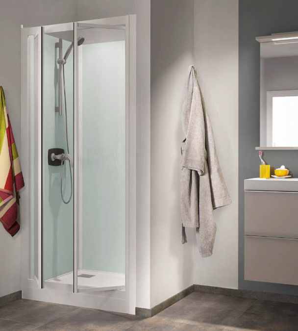 Kinedo Kineprime Recessed Saloon Door 900x900mm Shower Pod