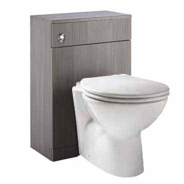 Elation Ikoma 550mm Toilet Unit - Bodega Grey