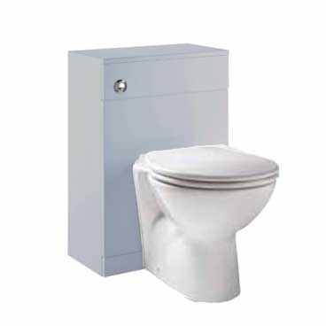 Elation Ikoma 550mm Toilet Unit - Pearl Grey Matt