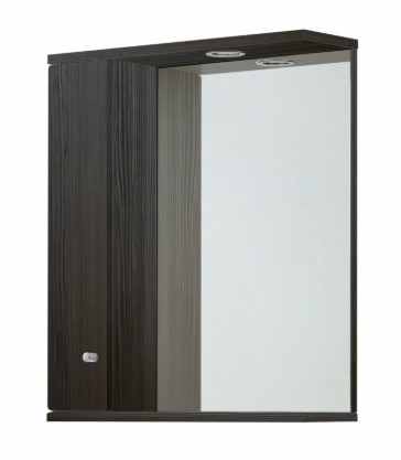 Elation Ikoma 650mm Bathroom Mirror Cabinet With Lights - Bodega Grey