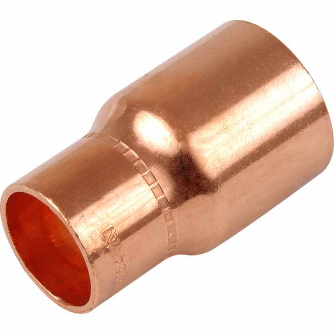 Endfeed Copper 15mm to 8mm fitting reducer 