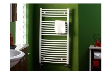 Eastbrook Wendover 600 x 300mm White Towel Radiator