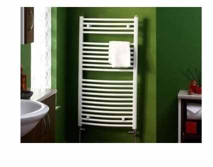 Eastbrook Wendover 800 x 400mm White Towel Radiator