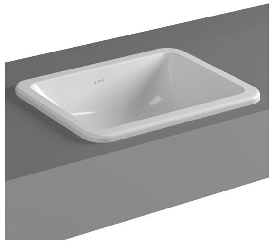 VitrA S20 Countertop Square Inset Counter Top Basin 450 x 370