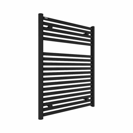 Hugo2 812 x 600mm Towel Radiator - Matt Black - High Heat Output - Tissino