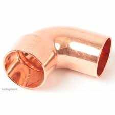 Endfeed Copper 28mm 90 degree street elbow 