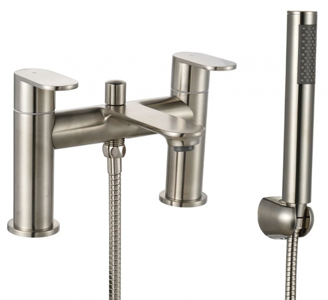 Niagara Albury Brushed Nickel Bath Shower Filler Tap