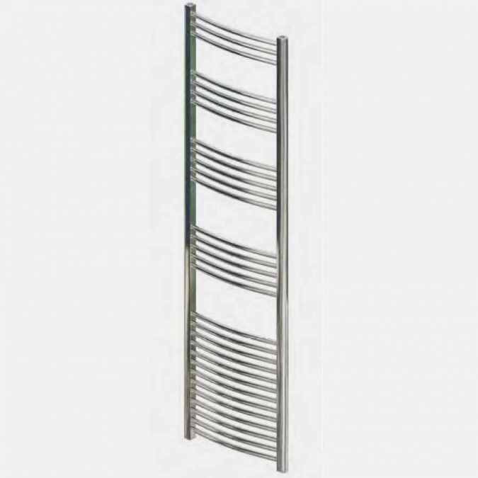 Eastbrook Wendover 1800 x 750mm Chrome Curved Towel Radiator