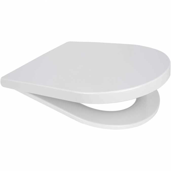 Middle D Style Soft Close Quick Release Toilet Seat - 87810 - Euroshowers