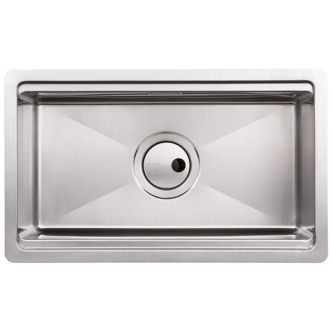 Abode Studio 1 Bowl Undermount Kitchen Sink - Stanless Steel