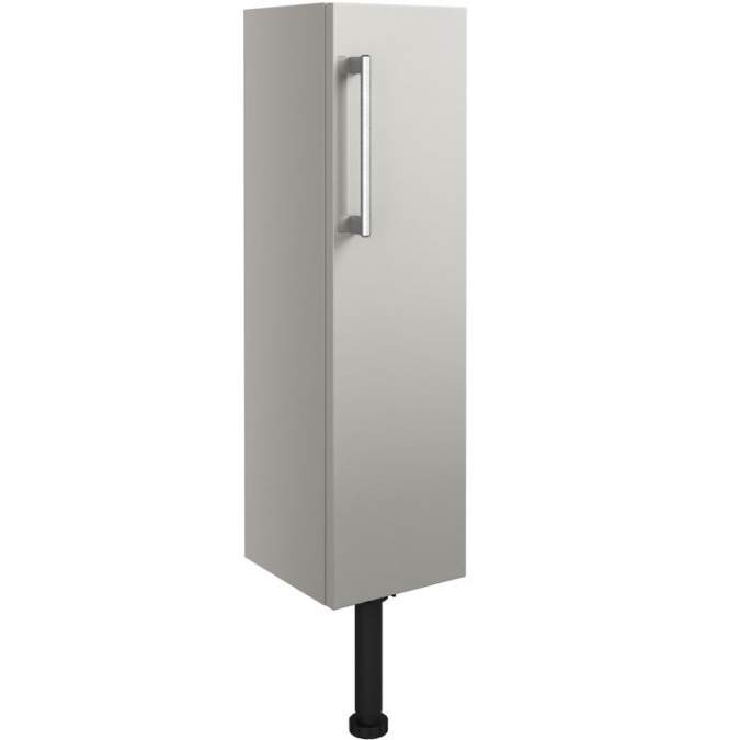 Abacot 200mm Slim Base Unit - Light Grey Gloss