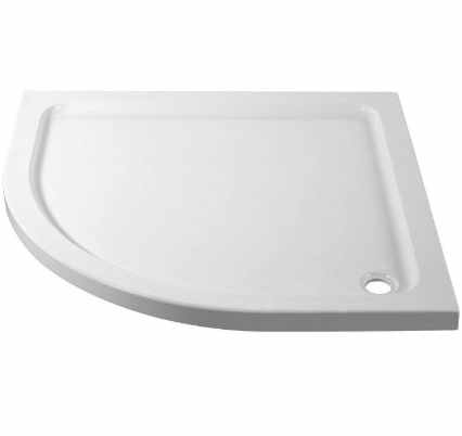 Aquadart Offset Quadrant Shower Tray 900 x 760mm - Left Hand