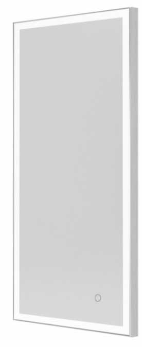 Tate Light Rectangular Mirror 50 Polished - 50x100cm