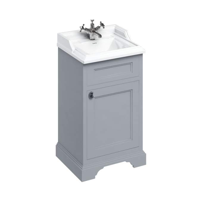 Burlington Cloakroom Basin Unit - Grey