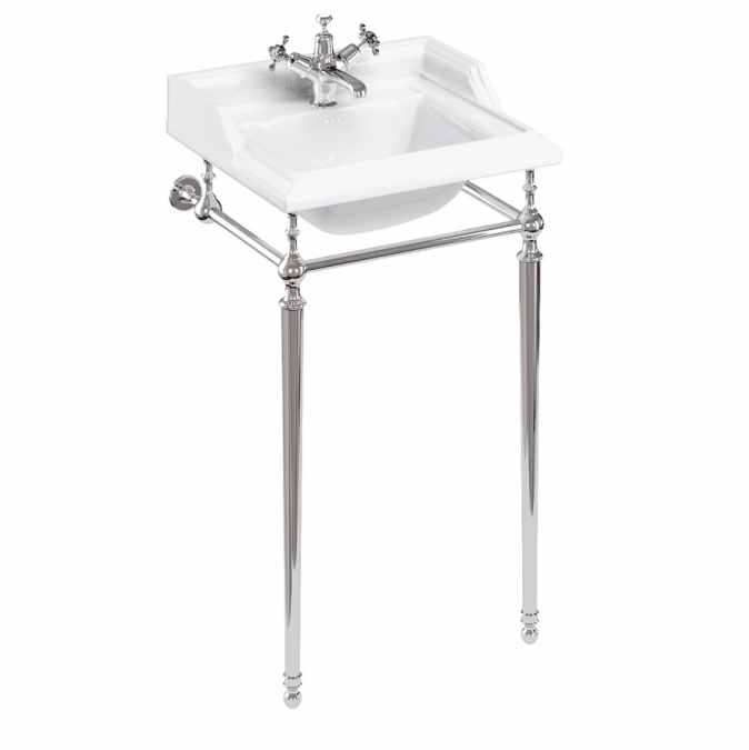 Burlington Classic 50cm Square Basin & Washstand