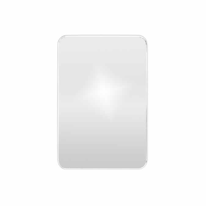 City White Rectangular Mirror 500 x 750 - Origins Living