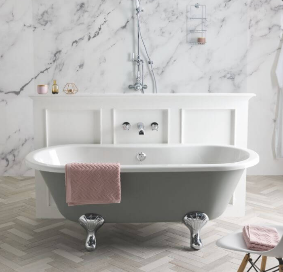 Elmstead Roll Top Bath - 1700 x 745 - Bespoke Colour - BC Designs