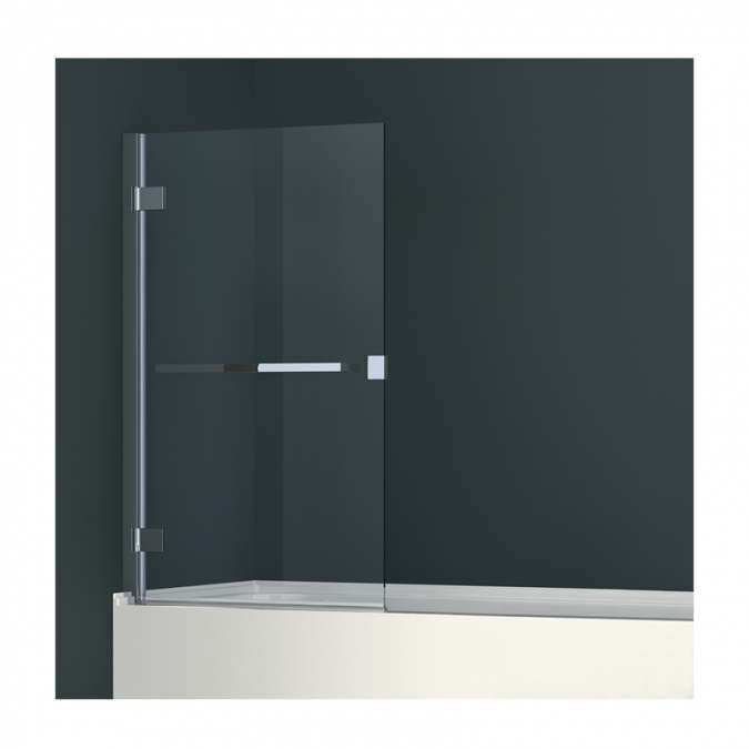 Abacus One Part Hinged Bath Shower Screen 800 x 1450 x 8mm