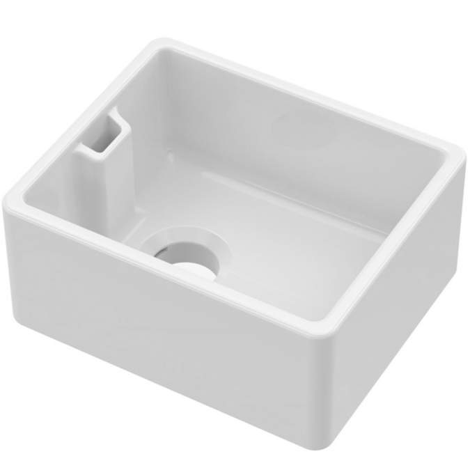 NUIE Belfast Fireclay Sink 445 x 380 x 205mm