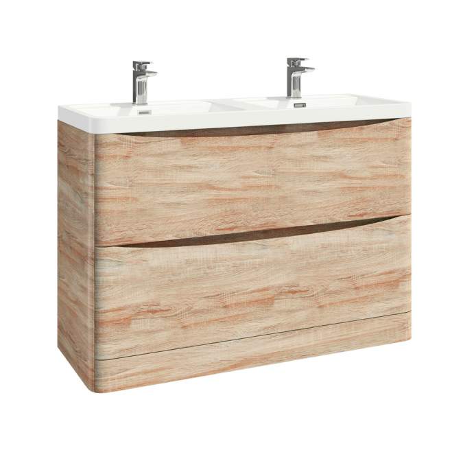 Bella 1200 Floor Cabinet in Driftwood - Scudo