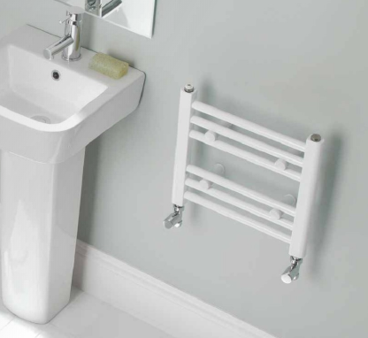 Eastbrook Biava 360 x 400mm White Towel Radiator