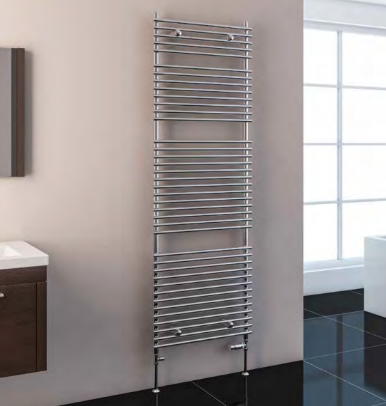 Eastbrook Biava Chrome Tube On Tube Towel Rail 600mm x 600mm 