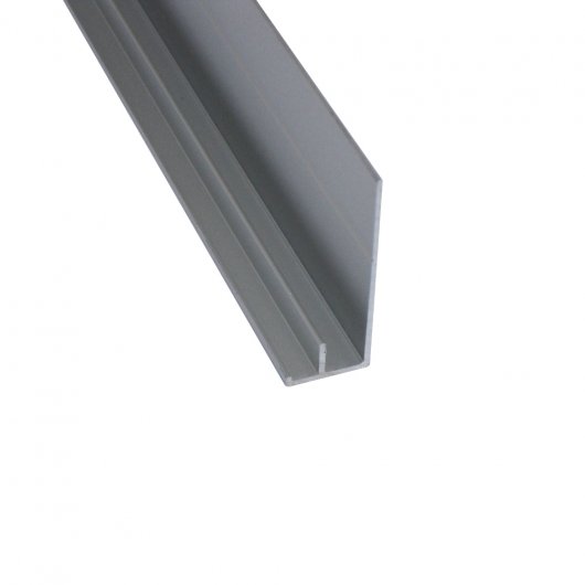 Wetwall Bottom Profile Trim - Satin Silver