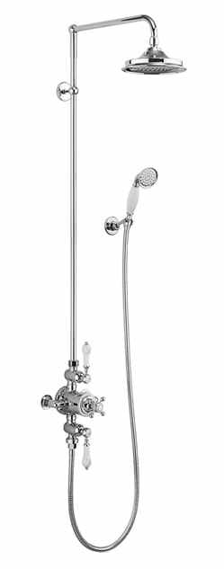 Burlington Avon Traditional Exposed Shower Valve Kit - BAF3S