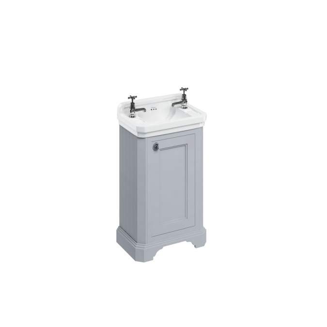 Burlington Cloakroom Vanity Unit 51cm in Classic Grey