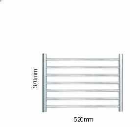 520 x 370mm Sussex Buxted Stainless Steel Towel Rail - JIS Europe