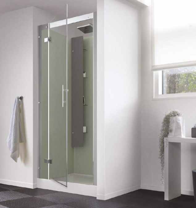 Kinedo Horizon 900mm Recessed Pivot Door Self Contained Shower Pod