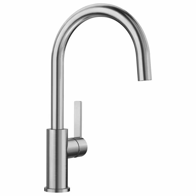 Blanco Candor Brushed Steel Kitchen Tap - 523120