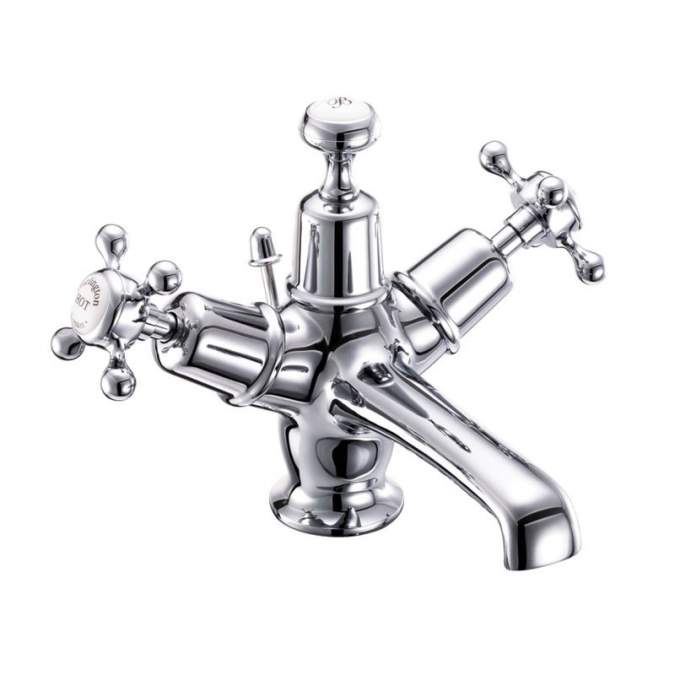 Burlington Claremont Traditional Basin Monobloc Tap Inc Pop Up Waste