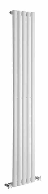 DQ Cove Single Sided 1500 x 295 White Vertical Radiator