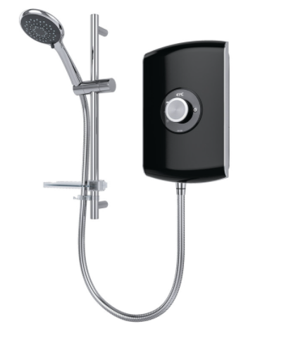 Triton Amore Electric Shower 9.5KW - Black Gloss