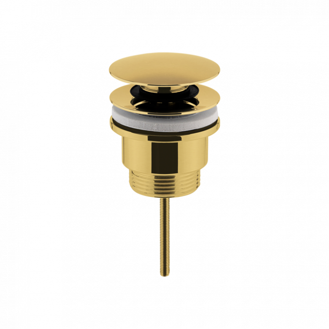 Brushed Brass - Sprung Basin Waste / Universal Slotted or Unslotted