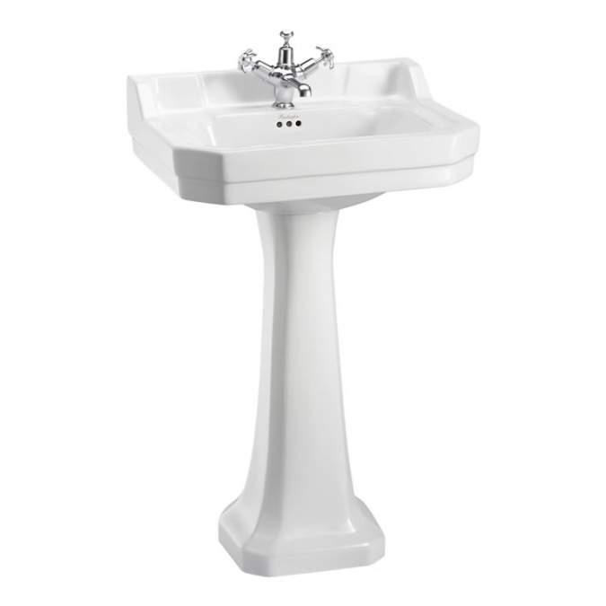 Burlington Edwardian 56cm Basin & Pedestal