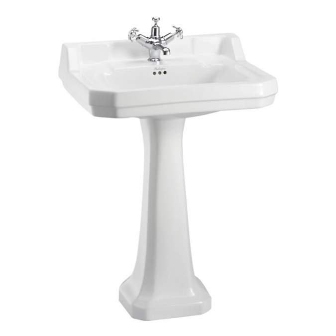 Burlington Edwardian 61cm Basin & Pedestal