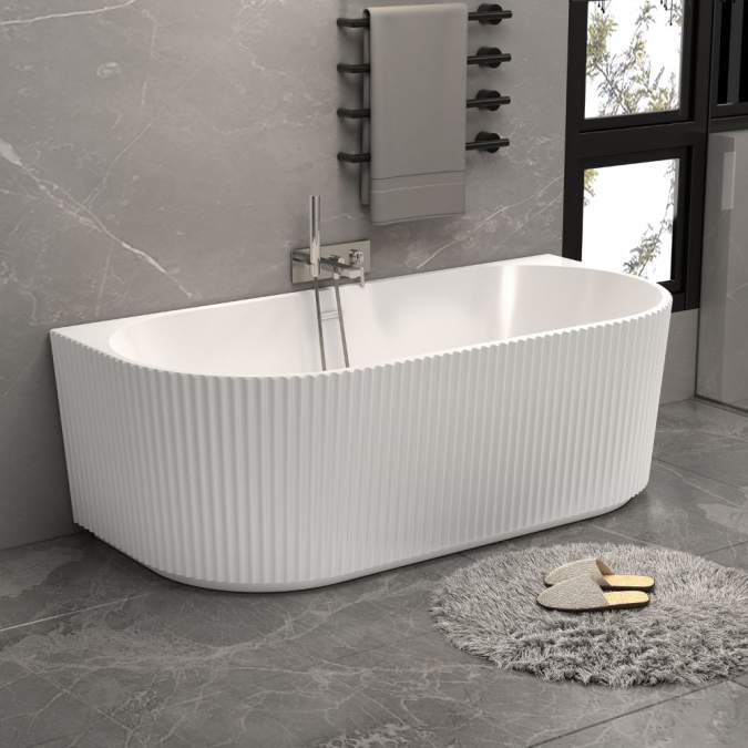 1700 x 800mm Elegance Freestanding Bath - Rubberduck Bathrooms 