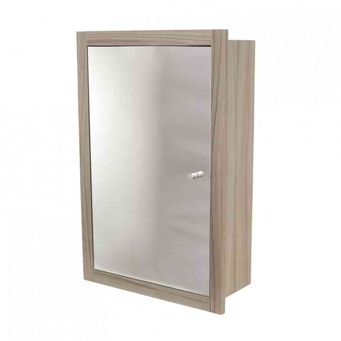 Nilo Trio Recessed Cabinet with Mirror and Shelves by Abacus Direct