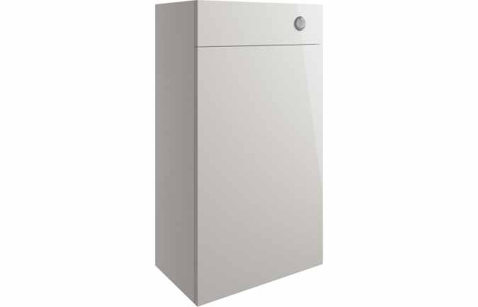 Venetian 600mm Toilet Unit - Pearl Grey Gloss