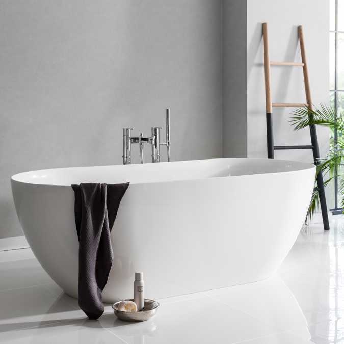 Clearwater Formoso Grande 1690 x 800 Clear Stone Freestanding Bath