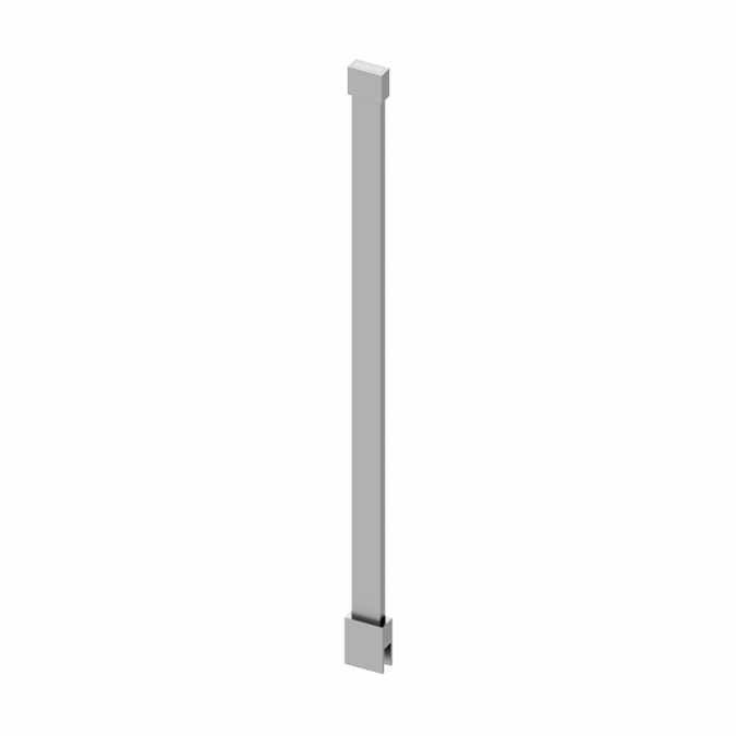 Abacus Wetroom Glass Designer Ceiling Support Arm 600mm Chrome